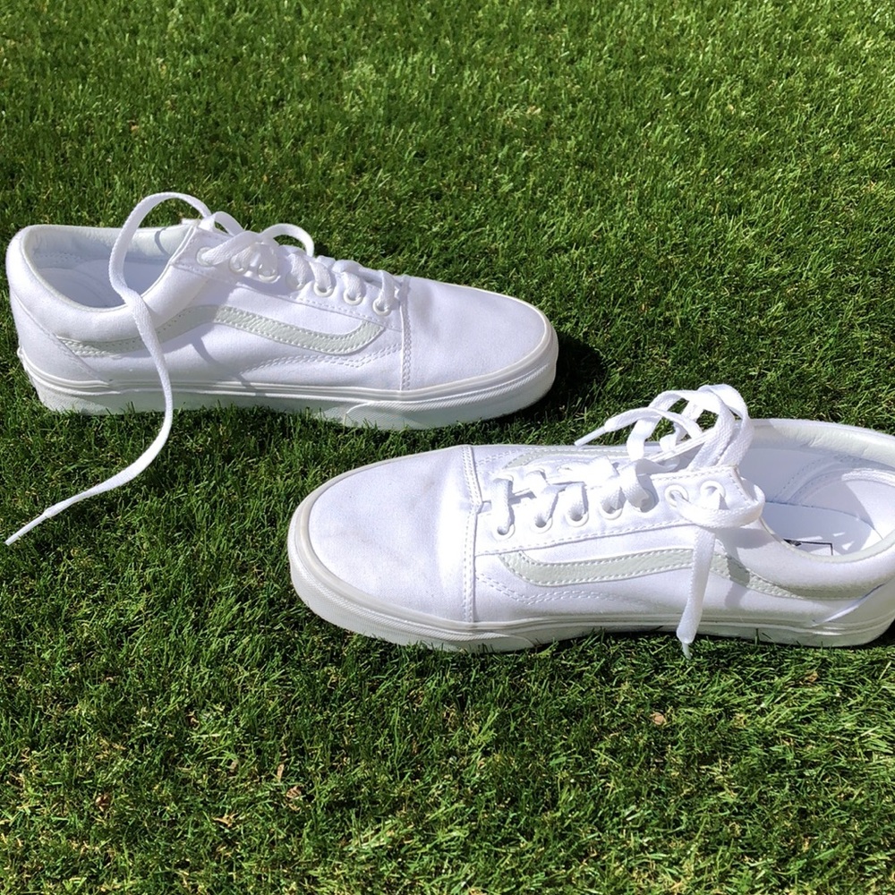 Vans | Canvas Old Skool | White